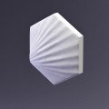 Дизайнерская 3D стеновая панель из гипса HEKSA- shell Дуб седой