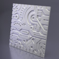 Дизайнерская 3D стеновая панель из гипса EX-MACHINA B